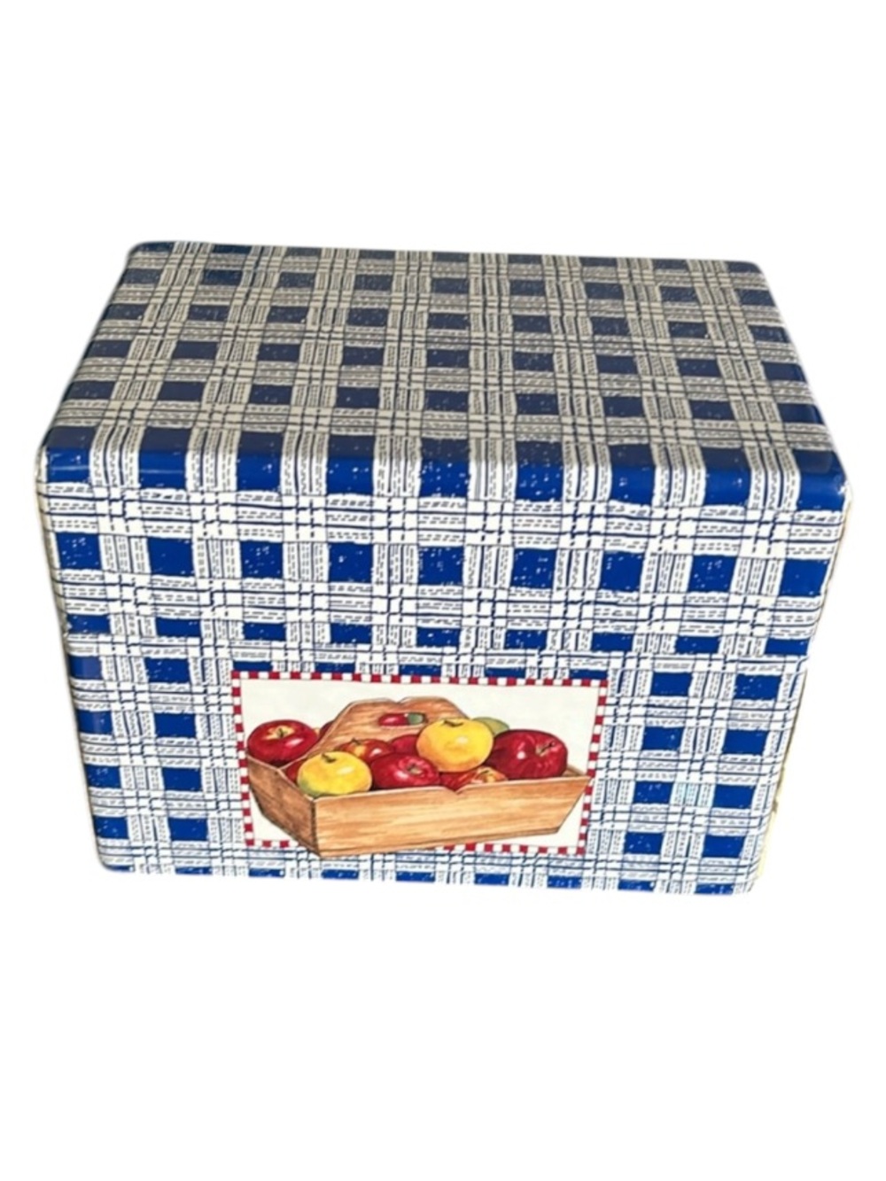 Vintage Gooseberry Patch Recipe Holder Box Apples Country